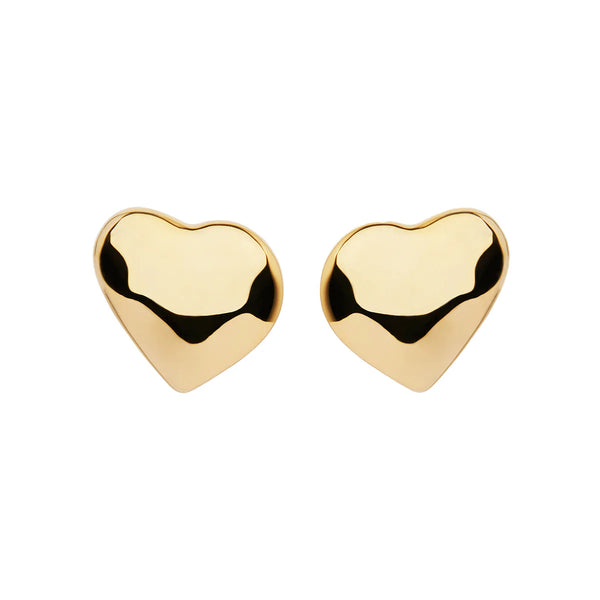 Najo - Amore Stud Earrings Gold Plated