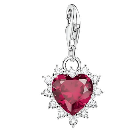 Thomas Sabo - Lab Grown Ruby & CZ Heart