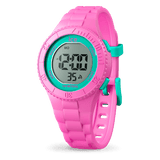 Ice - Digital Pink Turquoise Small Watch