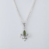 Nick Von K - Pounamu Fleur de Lis Pendant