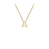 Brent Weatherall - 9ct Yellow Gold Initial Letter Chain Necklace