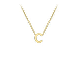 Brent Weatherall - 9ct Yellow Gold Initial Letter Chain Necklace