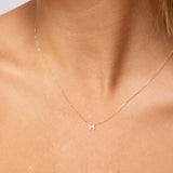 Brent Weatherall - 9ct Yellow Gold Initial Letter Chain Necklace