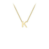 Brent Weatherall - 9ct Yellow Gold Initial Letter Chain Necklace