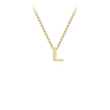 Brent Weatherall - 9ct Yellow Gold Initial Letter Chain Necklace