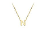 Brent Weatherall - 9ct Yellow Gold Initial Letter Chain Necklace