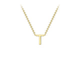Brent Weatherall - 9ct Yellow Gold Initial Letter Chain Necklace