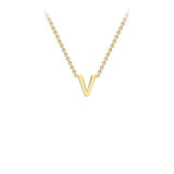 Brent Weatherall - 9ct Yellow Gold Initial Letter Chain Necklace
