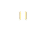 Brent Weatherall - 9ct yellow Gold Mini Initial Stud Earrings Pair