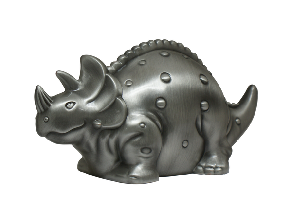 Money Box - Dinosaur Pewter Money Box
