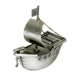 Money Box - Pirate Ship Money Box Pewter
