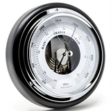 Fischer -  Barometer Black Wood & Silver