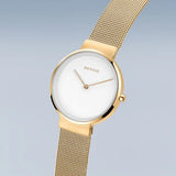 Bering - Classic 31mm Polished Brushed Gold Watch