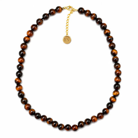 Fabuleux Voux - Tigers Eye Polished Necklace