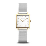 Bering - Square Face Two Tone Mesh Strap