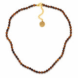 Fabuleux Voux - Tiger's Eye 3mm Polished Necklace 40cm