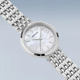Bering - Classic Mother Of Pearl Dial Polished Silver