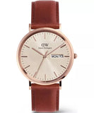 Daniel Wellington - Classic Day Display Rose Gold & Brown Watch