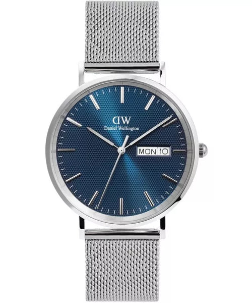 Daniel Wellington - Classic Day Display Silver & Blue Watch