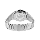 Bering - Classic Polished/Brushed Silver 41mm Blue Dial Mens Watch