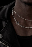 Stolen Girlfriends Club - Cross Choker Silver