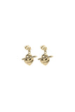 Stolen Girlfriends Club - Love Locket Fob Earrings Gold Plated