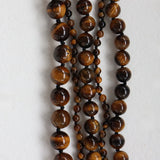 Fabuleux Voux - Tiger's Eye 3mm Polished Necklace 40cm