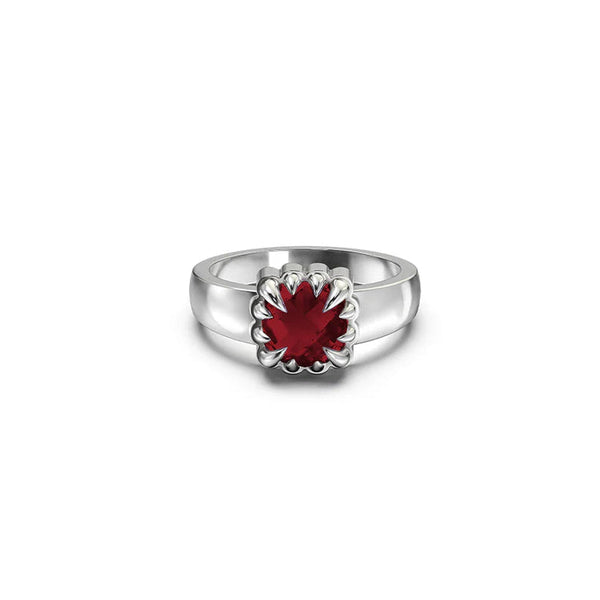 Stolen Girlfriends Club - Baby Claw Ring Garnet