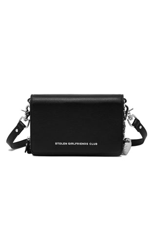 Stolen Girlfriends Club - Little Trouble Bag Pebbled Leather Silver