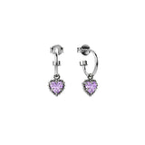 Stolen Girlfriends Club - Dahlia Heart Anchor Earrings