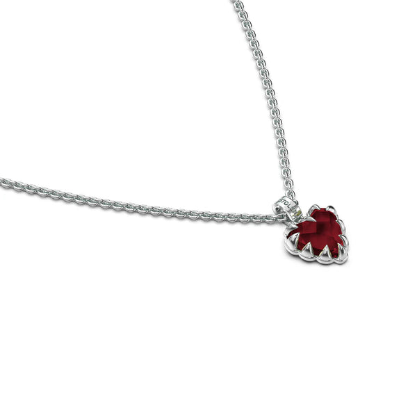 Stolen Girlfriends Club - Love Claw Necklace Garnet