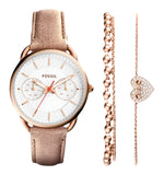 Fossil - Ladies Rose Gold Set