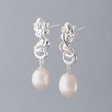 Nick Von K - Mermaid Pearl Drop Earrings