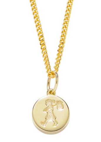 Karen Walker - Runaway Stamp Charm 9ct Yellow Gold