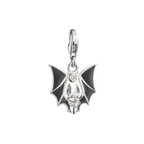 Thomas Sabo - Silver Charm Pendant Bat Zirconia True Romance Original
