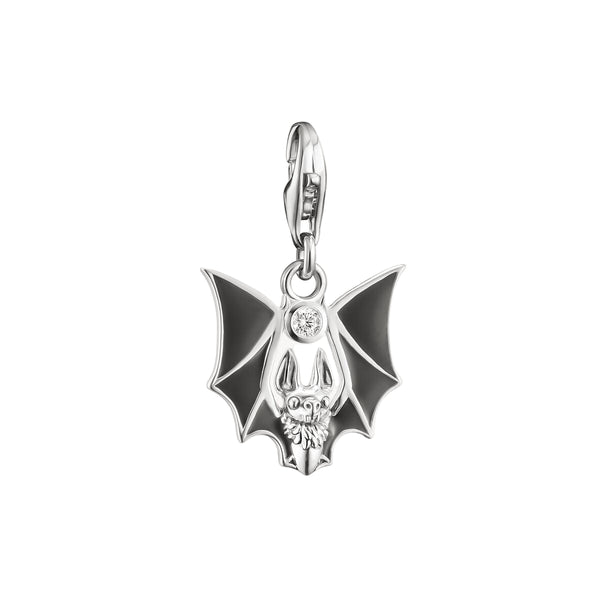 Thomas Sabo - Silver Charm Pendant Bat Zirconia True Romance Original