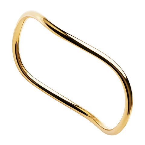 Najo - Island of Dreams Bangle Gold Plated 65mm