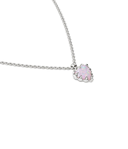 Stolen Girlfriends Club - Love Claw Necklace, Pink Opal