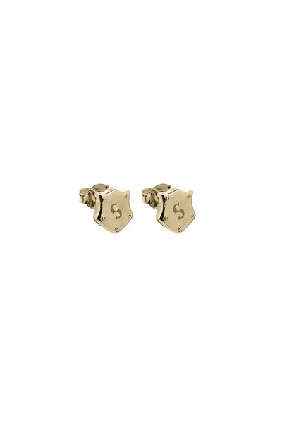 Stolen Girlfriends Club - Shield Studs Gold Plated