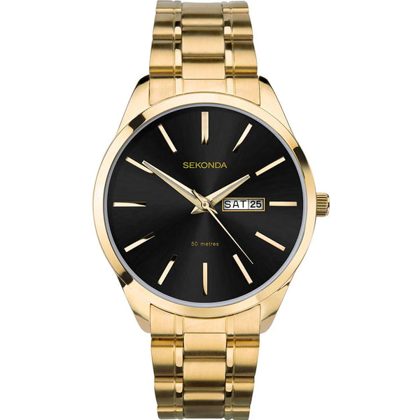 Sekonda - Gold & Black Mens Watch