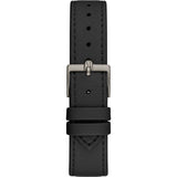 Furla - Heritage Easy Gun Metal Black Leather Watch