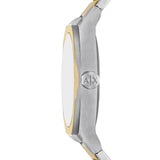 Armani Exchange - Sync Black Face With Two Tone Strap