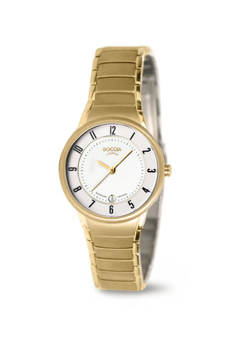 Boccia - Pure Titanium/Gold Plate