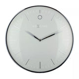 Netime - Glamour Wall Clock Aluminum Grey 7 Silver
