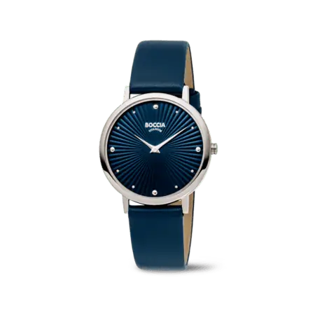 Boccia - Titanium Watch With Blue Strap And Dial