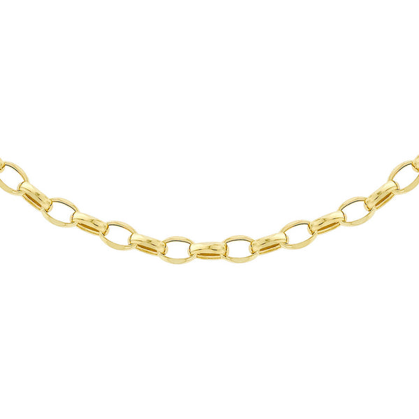Brent Weatherall - 9ct Yellow Gold Hollow 45cm Belcher Link Chain