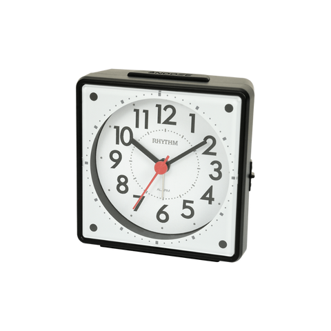 Rhythm - Alarm Clock White & Black