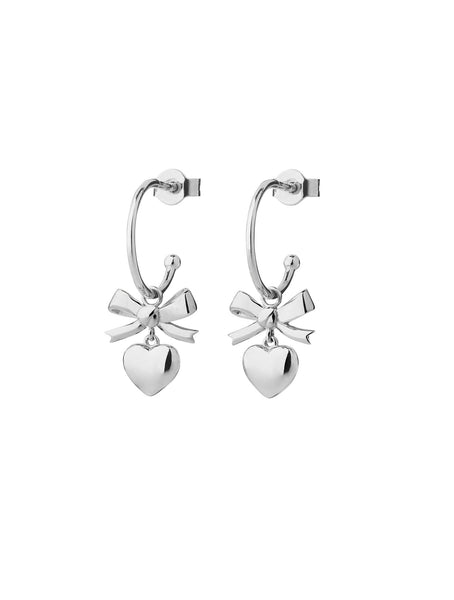 Karen Walker - Mini Superlove Hoops Sterling Silver