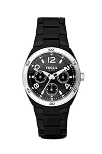 Fossil - Black Silicone Women's Watch