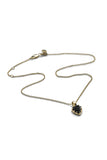 Stolen Girlfriends Club - Mini Love Claw Necklace Gold Plated Onyx